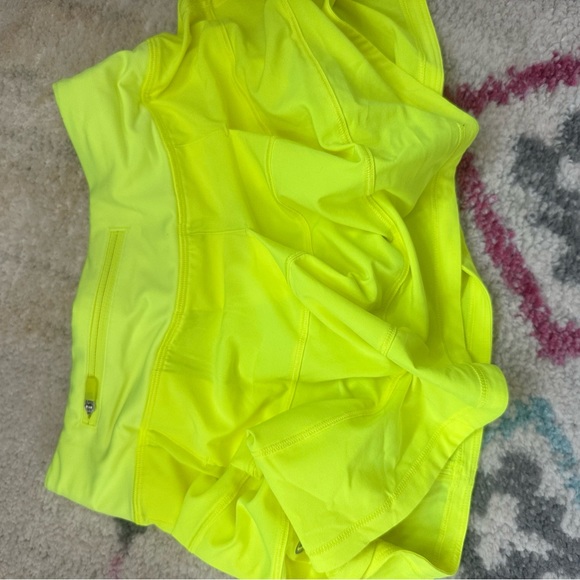 Neon yellow lululemon skirt - Picture 2 of 3